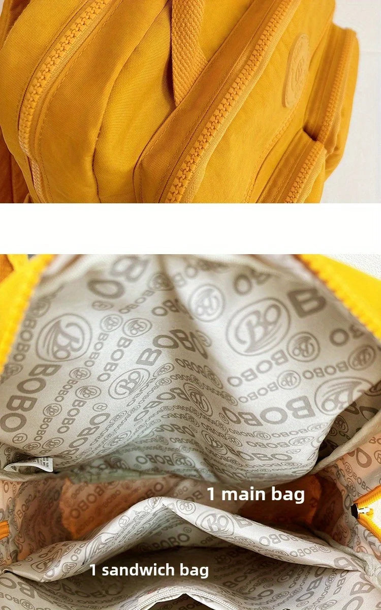 Large Capacity Backpack for Women Multi-pockets Nylon Women's Bag Causal Waterproof School Bags Laptop Backpack Stylish Backpack - Clikcy