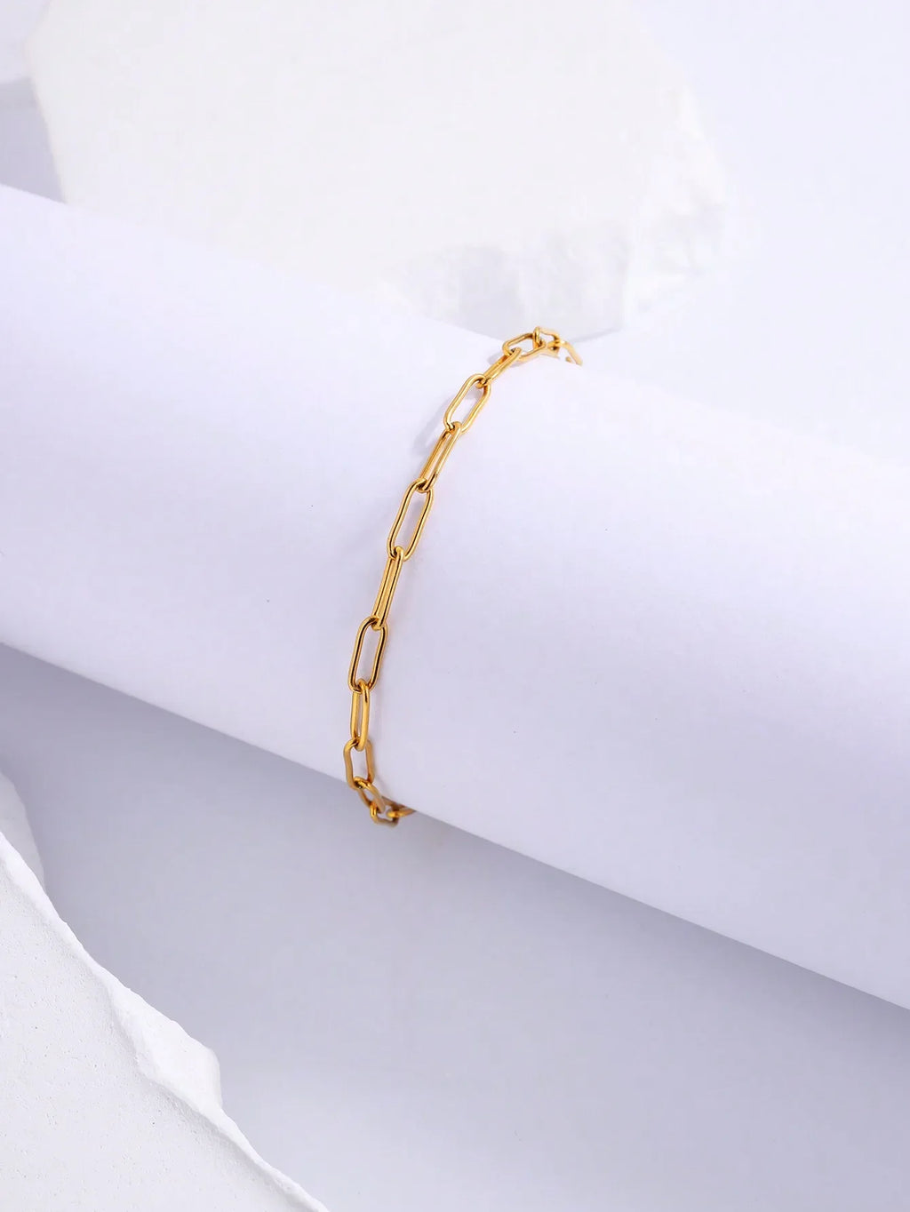 1 Piece Of Simple Casual Fashion Stainless Steel Round Snake Flat Snake Bracelet Is Suitable For Daily Wear, Gifts For Couples - Clikcy