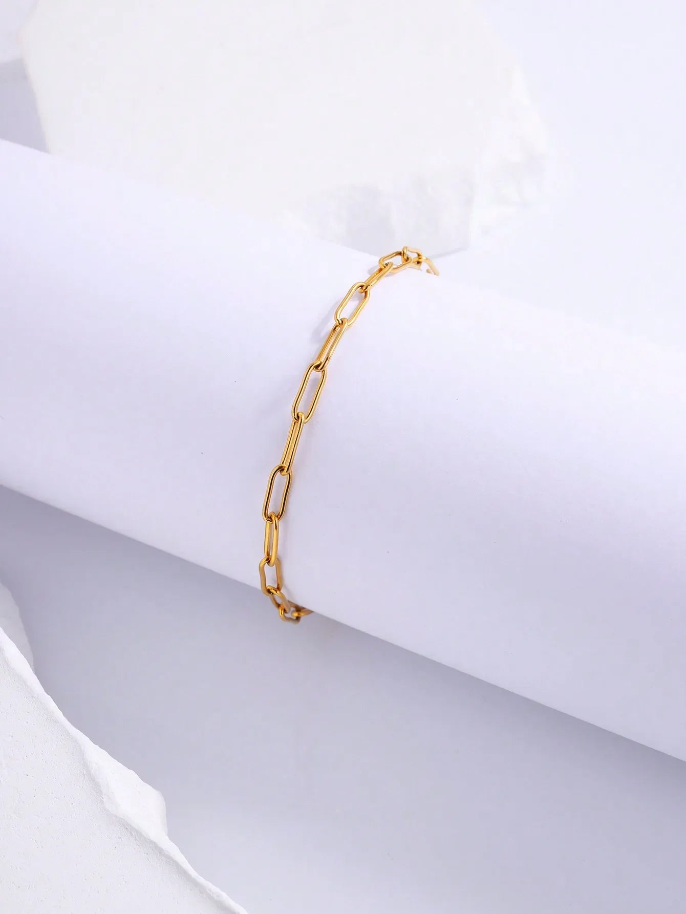 1 Piece Of Simple Casual Fashion Stainless Steel Round Snake Flat Snake Bracelet Is Suitable For Daily Wear, Gifts For Couples - Clikcy