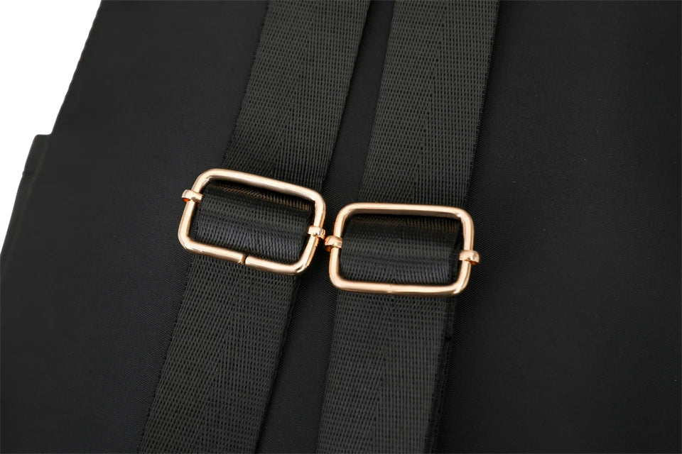 Simple Modern Backpack Women Waterproof Nylon Daypack Large Capacity School Bag Student Lightweight Back Pack Ladies Travel Bags - Clikcy