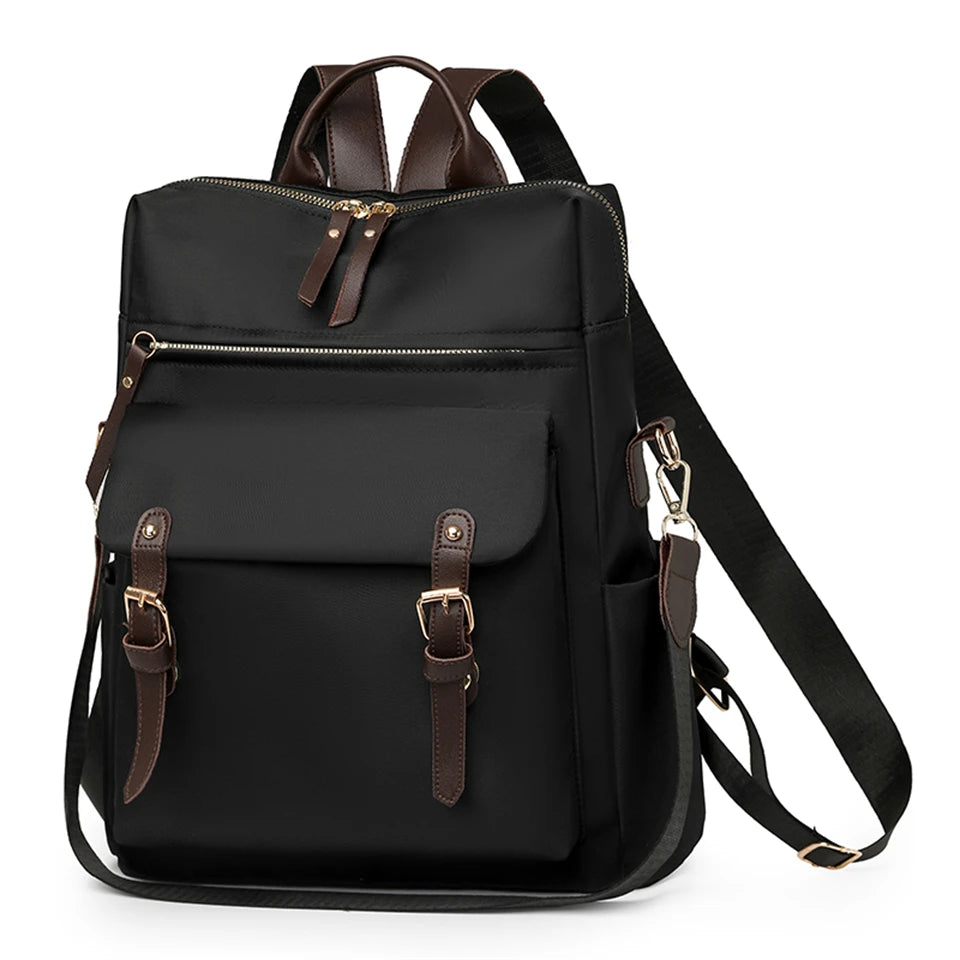 Casual Back Pack Women Lightweight Nylon Backpack Waterproof College Daypack High Capacity School Bag for Girls Travel Bags