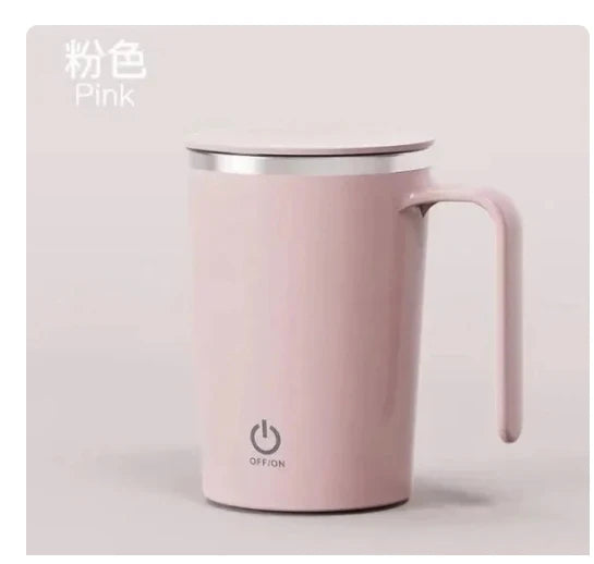 1pcs Automatic Self Stirring Magnetic Mug Stainless Steel Temperature Difference Coffee Mixing Cup Blender Mixer Thermal Cup