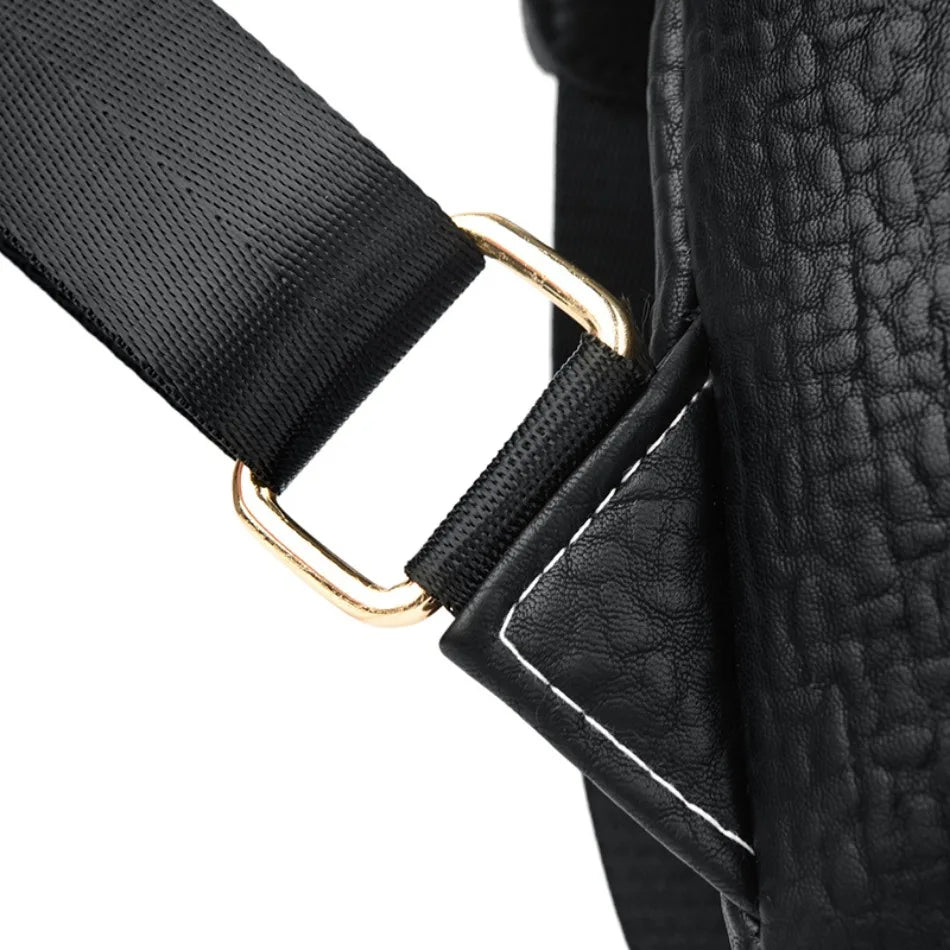 New Luxury Design Leather Women Backpack Casual School Bag for Teenager Girls Travel Back Pack Ladies Bagpack Mochilas Sac A Dos - Clikcy