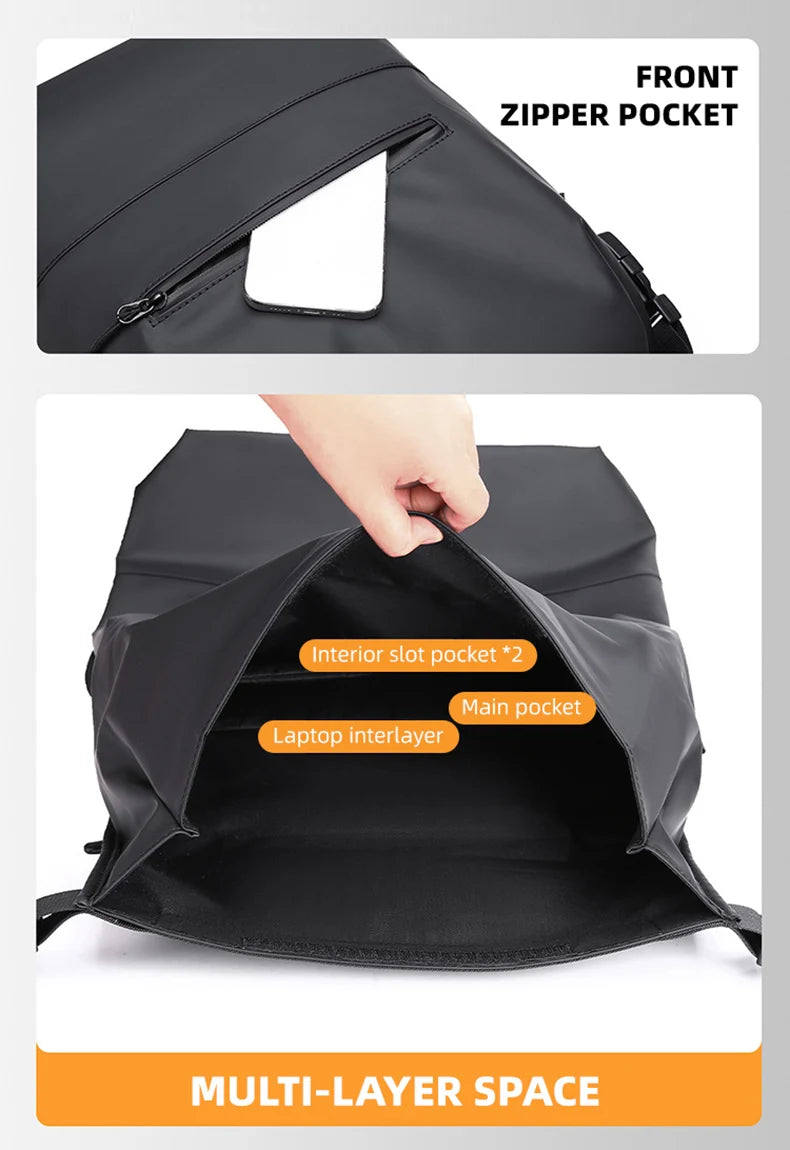 Travel Backpack Outdoor Camping Hikking Climbing Duffel Bag Sport Fitness Rucksack Casual Folding Rolling Mouth Double Knapsack - Clikcy