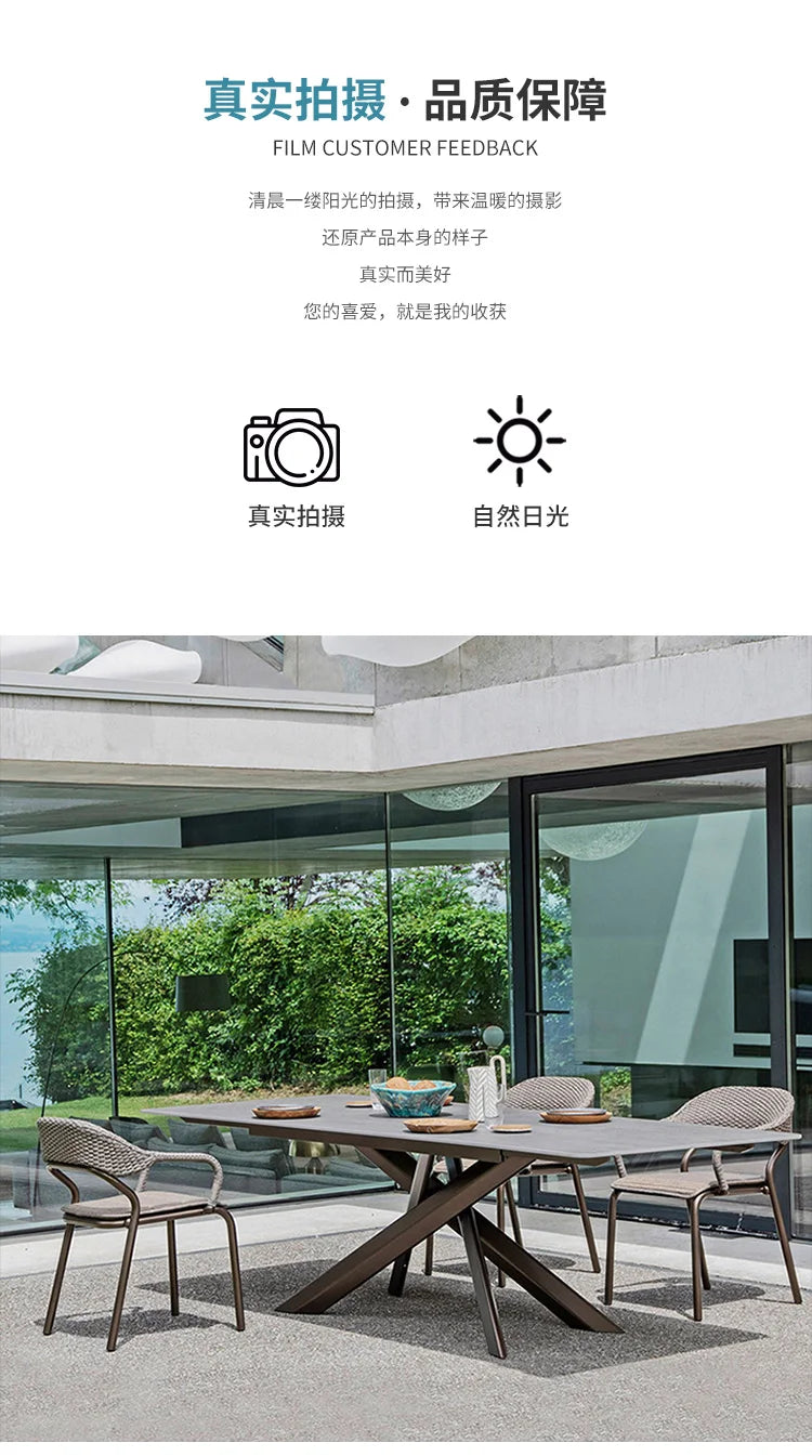 Outdoor Camping Garden Furniture Sets Lounge Rattan Dining Tables Chair Backyard Armchairs Sectional Salon De Jardin Furniture - Clikcy