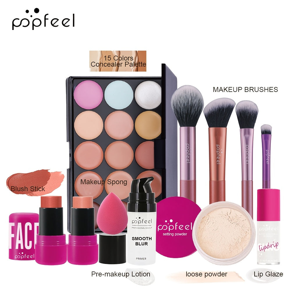 Cosmetics Makeup Set 11pcs set, perfect for giving as gifts on holidays to mothers, partners, and best friends - Clikcy